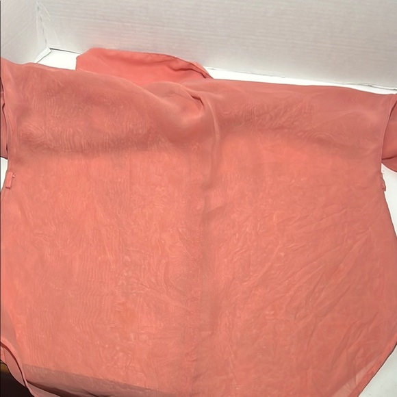 Wet Seal Pink 3/4 Sleeve Button Down layer Blouse - Picture 10 of 10